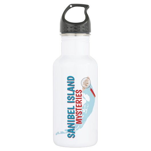Sanibel Island Mysteries bouteille d'eau 18 oz. (Devant)