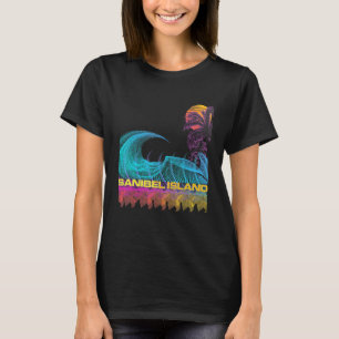 Sanibel Island Retro 80s Stijl  Vaporwave T-shirt
