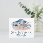 Sanibel Island Seashells Briefkaart (Staand voorkant)