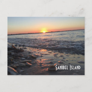 Sanibel Island sunset briefkaart