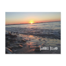 Sanibel Island sunset briefkaart