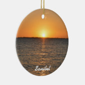 Sanibel Island Sunset Kerstmis Ornament (Rechts)