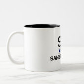 Sanibel Island Tweekleurige Koffiemok (Links)