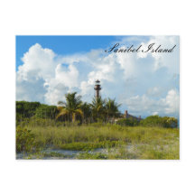 Sanibel Lighthouse Beach Briefkaart