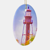 Sanibel Lighthouse collectie Keramisch Ornament (Rechts)