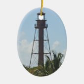 Sanibel Lighthouse Oval Ornament (Voorkant)