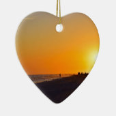 Sanibel Sunset Heart Ornament (Rechts)