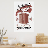 Sanitaire eenheid poster (Keuken)