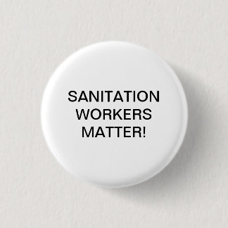 SANITAIRE WERKNEMERS KWAMEN! RONDE BUTTON 3,2 CM