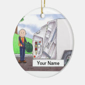 Sanitatietechnicus - Mannelijk Keramisch Ornament (Links)