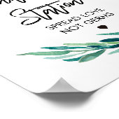 Sanitizing Station-teken groen Poster (Hoek)