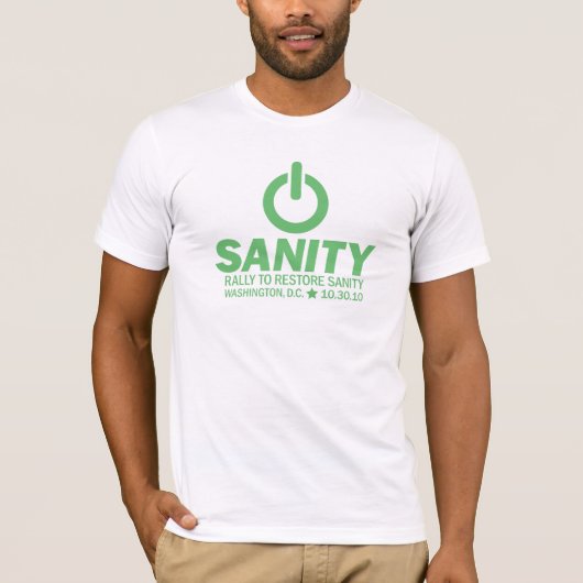 Sanity Green T-shirt (Voorkant)