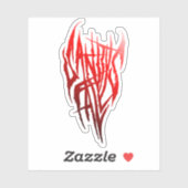 Sanitys herfsten, Sally face logo Sticker (Vel)