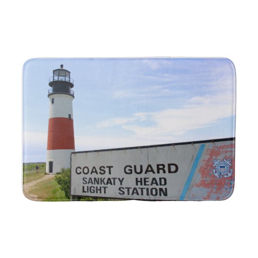 Sankaty Head Lighthouse, Nantucket MA Bath Mat (Voorkant)
