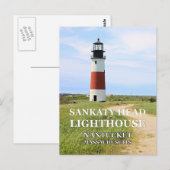 Sankaty Head Lighthouse, Nantucket MA Briefkaart (Voorkant / Achterkant)
