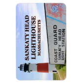 Sankaty Head Lighthouse, Nantucket MA Flex Magnet Magneet (Verticaal)