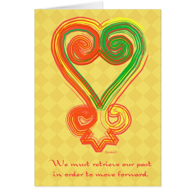 Sankofa Card (Voorkant)