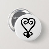 SANKOFA RONDE BUTTON 5,7 CM (Voorkant /achterkant)