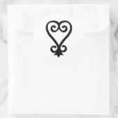 Sankofa Ronde Sticker (Tas)