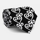 Sankofa | Terug en ophalen - Adinkra-symbool Stropdas (Opgerold)