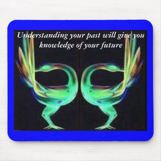 Sankofa-vogels Muismat (Voorkant)