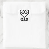 Sankofa Zwart/Wit Stickers (Tas)