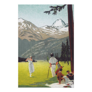Sankt Moritz van Emil Cardinaux Perfect Poster