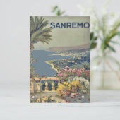  Sanremo Italië Reis Kaart (Staand voorkant)