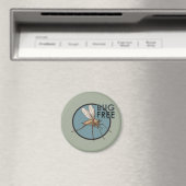 Sans Bogue - Standard, Aimant rond De 2¼ Pouce (In Situ (Lave-vaisselle))