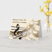 Sans carte de voeux de citation de Nietzsche de (Fleur jaune)