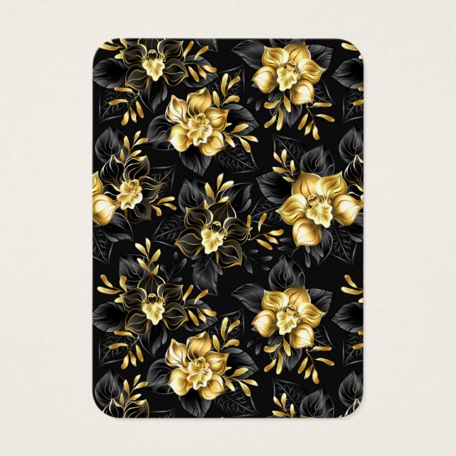 Sans couture avec orchidées de bijoux (Devant)