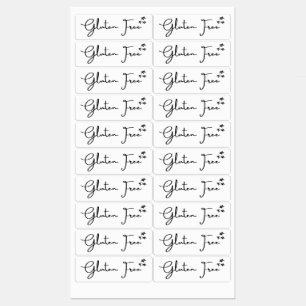 Sans gluten {Stars} Étiquettes   Étiquettes de cui