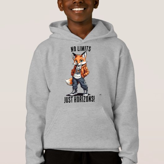 Sans limites, Fox Kids Pullover Hoodie (Devant)