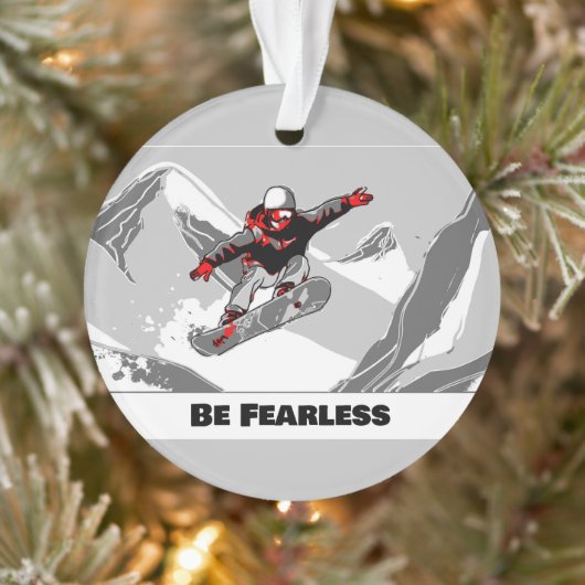 Sans peur - Snowboardeur (Arbre)