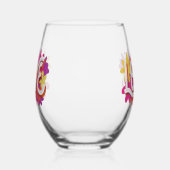 Sans Pied AMOUR Verre à vin impeccable (Gauche)