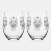 Sans Pied Chouette - Verre à vin (Recto)