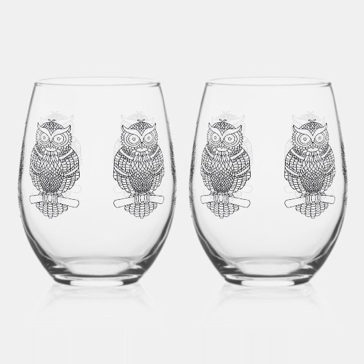 Sans Pied Chouette - Verre à vin (Droite)