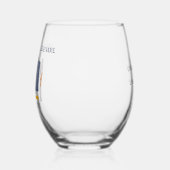 Sans Pied Diplôme universitaire Verre à vin stemless (Gauche)