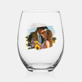 Sans Pied Oui, je le ferai, Verre à vin de mariage / anniver