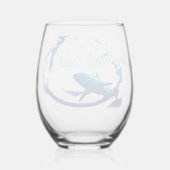 Sans Pied Requin sur le verre à vin (Verso)