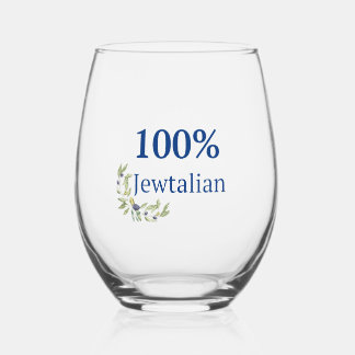 Sans Pied Verre à vin 100% Jewtalian