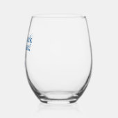 Sans Pied Verre à vin - Bonne chance avec cela! (Gauche)