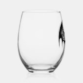 Sans Pied Verre à vin d'Halloween (Droite)