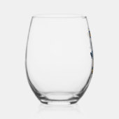 Sans Pied Verre à vin F initial éclairé (Droite)