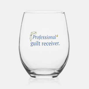 Sans Pied Verre à vin pour récepteur de culpabilité professi