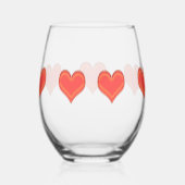 Sans Pied Verre à vin - Sept Coeurs (Droite)