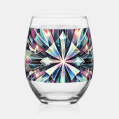Sans Pied Verset Quantum - Verre à vin Prismatic Starburst (Verso)