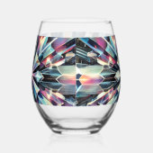 Sans Pied Verset Quantum - Verre à vin Prismatic Starburst (Droite)