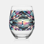Sans Pied Verset Quantum - Verre à vin Prismatic Starburst (Gauche)