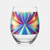 Sans Pied Verset Quantum - Verre à vin Prismatic Starburst (Verso)